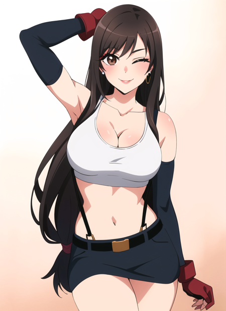 3978521407-3357242143-bisquedoll anime style, tifa lockhart, 1girl, thick lips, arm up, armpits, artist name, belt, black hair, breasts, brown eyes, c.png